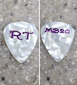 MATCHBOX TWENTY 20 - Selección de guitarra Rob Thomas Tour - Lámina púrpura/mármol blanco - Imagen 1 de 1