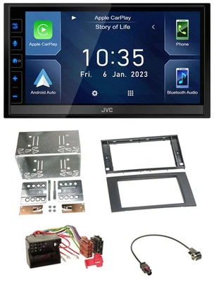 JVC DAB Bluetooth MP3 USB 2DIN Autoradio für Ford Focus C-Max S-Max Galaxy 03-07 - Bild 1 von 4