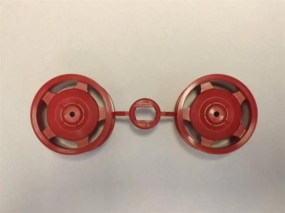 Felgen hinten rot (2) Stern für DT-01/02/03 Tamiya - Bild 1 von 2