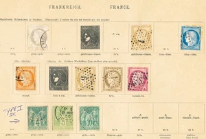 XE55401 Frankreich 1870 Ceres Frieden & Quecksilber Klassik Lot gebraucht - Bild 1 von 1