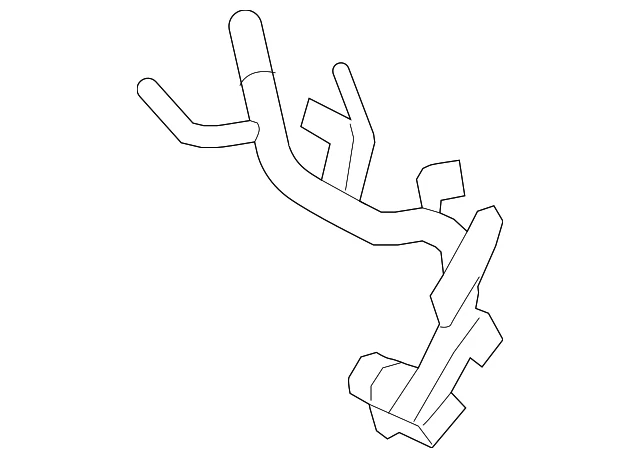 Tubulação de água genuína Nissan 21022-ET80A - Imagem 1 de 2
