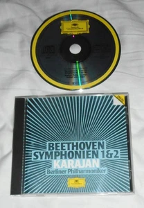 BEETHOVEN: Symphonies Nos. 1 & 2 - CD 1985 DG Herbert von Karajan - Picture 1 of 2
