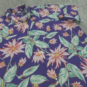 Ralph Lauren Hemd Herren 2XB Button Down Garantiert Falten Seersucker Floral - Bild 1 von 9