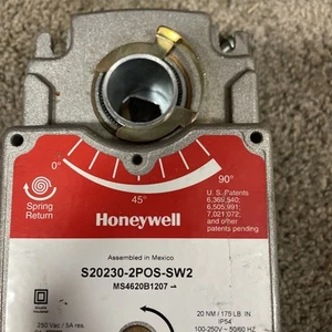 HONEYWELL MS4620b1207 Damper Actuator S20230-2POS-SW2 G5 - Picture 1 of 3