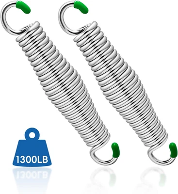 2 Pack Premium Porch Swing Springs,1300 LB Heavy Duty Springs, Rust Resistant Sw - Image 1 of 4