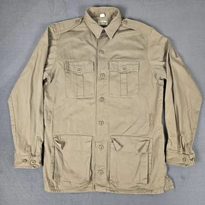 Chaqueta De Colección Bean Safari Para Hombres Grande Años 80 90 Caqui Tostado Campo de Caza Utilidad EE. UU. - Imagen 1 de 7