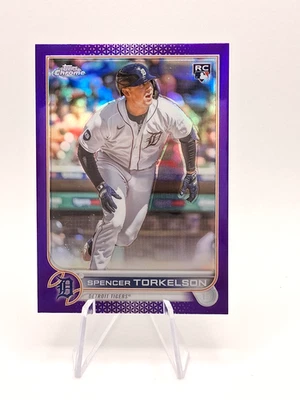 2022 Topps Chrome Purple Refractor #USC100 Spencer Torkelson RC - Image 1 of 2