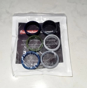 ThunderFit Silicone Born Victorious Anelli Uomo Set di 6 Taglia 11 NUOVI - Foto 1 di 3