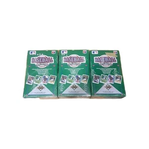 Upper Deck Baseball Factory 1990 sigillato (36 confezioni di cera) scatola mai aperta - quantità 3 - Foto 1 di 9