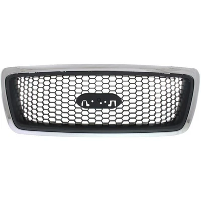 Grille For Ford F-150 2006-2008 XLT with Appearance Package Chrome with Black Foto 1 de 4
