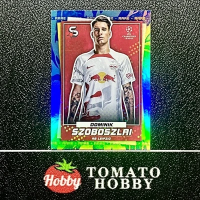 TOPPS SUPERSTARS UEFA 2022-23 DOMINIK SZOBOSZLAI ICE REFRACTOR LEIPZIG - Image 1 of 2