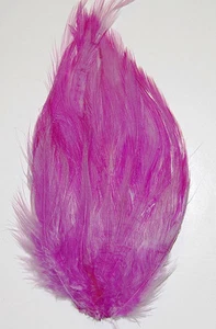 6 PASTIGLIE PIUME HACKLE - LILLA nuove pastiglie; fascia/cappelli/sposa/artigianato/abito - Foto 1 di 1