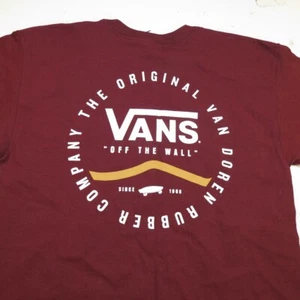 NEW NWT VANS OFF THE WALL SKATEBOARD SKATE SKATER TEE T SHIRT Mens S Purple  - Picture 1 of 3