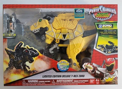 Power Rangers Dino Super Charge Amarillo T-Rex Zord Constructor Edición Limitada TRU Foto 1 de 2
