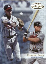 2017 Topps Gold Label Class 1 #45 Chipper Jones