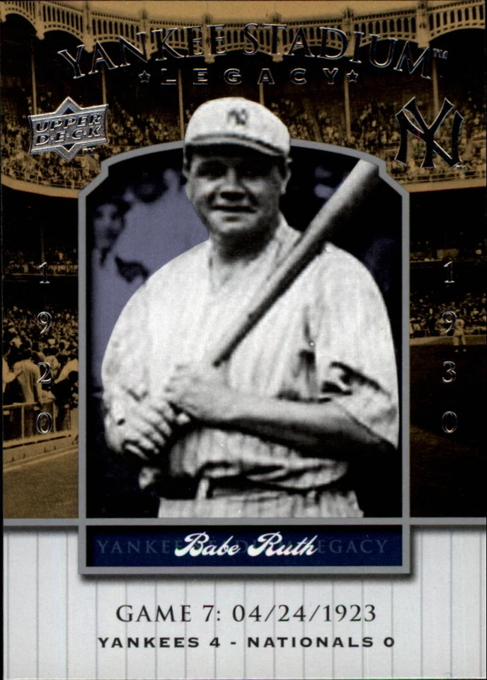 2008 UPPER DECK YANKEE STADIUM LEGACY COLLECTION ASSORTED SINGLES U-PICK - Image 1 of 1