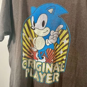 Sonic the Hedgehog - Original Player Official Sonic Shirt - Grey, XL - Picture 1 of 4