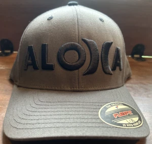 Hurley Large Dark Gray Aloha Hawaii hat Flexfit MSRP $30 - Picture 1 of 7