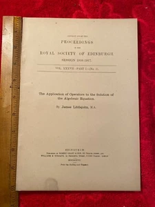 The Application of Operators to the Solution of the Algebraic Equation  - Bild 1 von 1