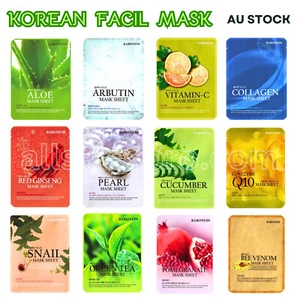 Assorted Facial Mask Sheets Pack of 5/10 - Made in Korean - Bild 1 von 39