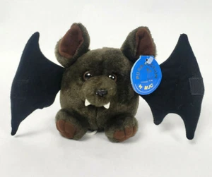 MJC Purr-Fection 5" Radar Bat Plush Stuffed Brown Cushy Critter Collection 2004 - Picture 1 of 6