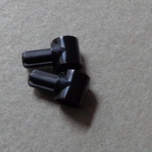 LEGO TECHNIC Parts 22961 - 6253260 Beam 1M W Cross Axle Black x2 ** - Image 1 of 1