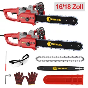 Elektrische Kettensäge 16 Zoll Elektrosäge Motorsäge Holzsäge 2500W 40 cm NEU - Bild 1 von 15