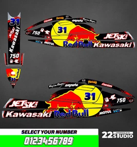 Jet Ski Graphics Kit Decals Wrap For Kawasaki 750 SX 1992-1998 stickers - Picture 1 of 1
