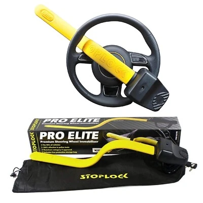Stoplock PRO ELITE Steering Wheel Lock for Bentley Continental 2003 Onwards - Image 1 of 4