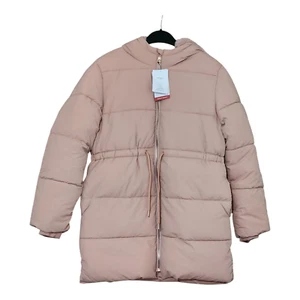 M&S Kids Stormwear Shower Resistan Maximum Warmth Puffer Jacket Pink Sz 12-13yr - Picture 1 of 11