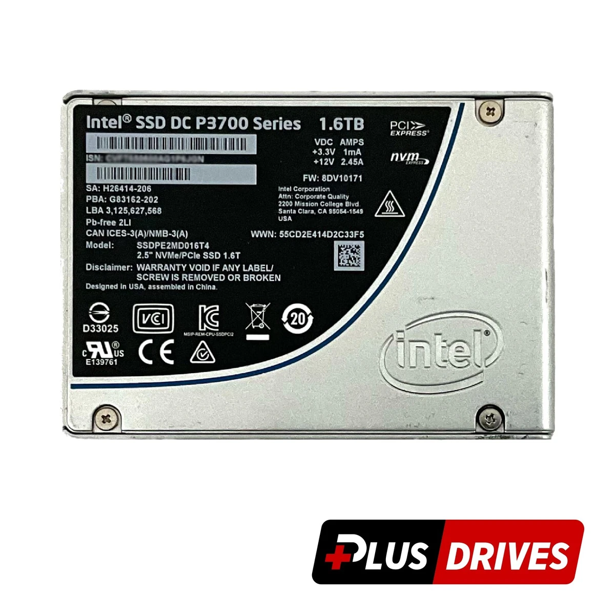 Intel 1.6TB Solid State Drives for sale - eBay