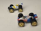 2 RARE COLLECTABLE  BIG TIRE INDY CAR GALOOB MICRO MACHINES 