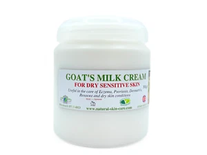 Crema Hidratante Leche de Cabra 300g Piel Seca Sensible Rosácea Eczema Psoriasis - Imagen 1 de 9