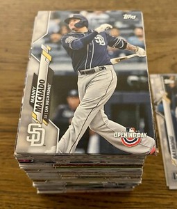 2020 Topps Opening Day Baseball Cards 1-200 + Inserts (NM) - Complete Your Set