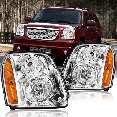 Faros halógenos laterales izquierdo y derecho aptos para GMC Yukon XL 1500 2500 2007-2013 Foto 1 de 4