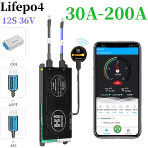 12S 36V 30A-200A Smart BMS Battery Protection Board + Bluetooth UART/485/CAN - Picture 1 of 17