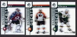 2001-02 SP Authentic All-Time Greats Lot (3) /3500 - Picture 1 of 1