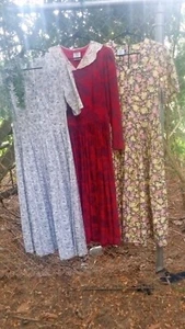 Laura Ashley mkrx1617 Collection Three Dresses Size 8 Free Shipping - Picture 1 of 5
