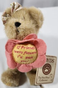 Boyds Bear May Blossombeary 6” Plush “If Friends Were Flowers I’d Pick You!” Vtg - Picture 1 of 8