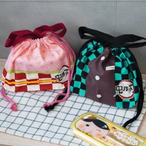 Demon Slayer Blade Lunch Handy Bag for Children Kids School Made in Japan - Picture 1 of 8