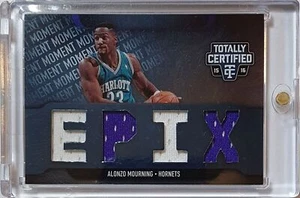 2015 Totally Certified Alonzo Mourning #PATCH EPIX /99 QUADRUPLE Jerseys - Rare - Picture 1 of 5