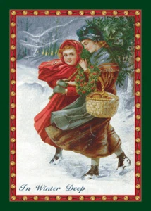 5x8 Milliken In Winter Deep 11000 Emerald Christmas Area Rug - Approx 5'4"x7'8" - Picture 1 of 1