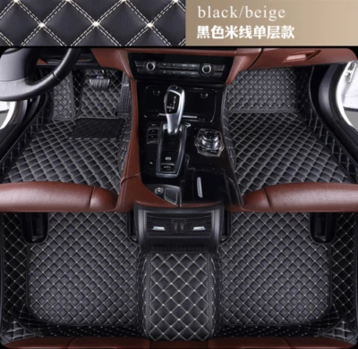 For Toyota Highlander EZ Sienna Luxury Custom Waterproof 2/3 Rows Car Floor Mats — 第 1/4 张图片