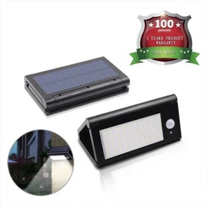 LED Solar Power Motion Sensor Flood Light Yard Outdoor Garden Lamp Waterproof US - Picture 1 of 12
