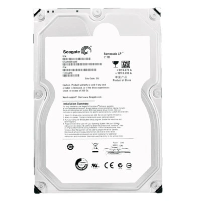 Festplatte Seagate 2Tb ST32000542AS 32Mb Cache 5900 Rpm SATA II 3,5" Zoll - Bild 1 von 4