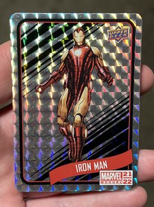 🔥2021-22 Upper Deck Marvel Annual Backscatters Iron Man SP + 7 Inserts/Base $$