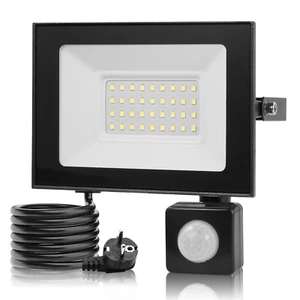 LED Fluter mit Bewegungsmelder 10-100W Strahler Scheinwerfer Außen Lampe Garten - Bild 1 von 23