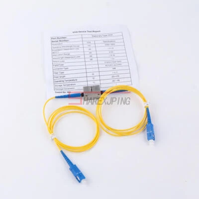 SC/UPC Fiber Attenuator Mechanical Variable Adjustable Optical SM 1260-1650nm - Image 1 of 4