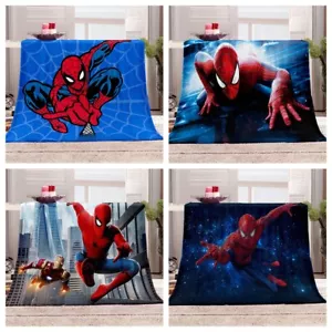 Nueva manta de franela 3D Spiderman sofá manta dormitorio niño manta edredón - Imagen 1 de 11