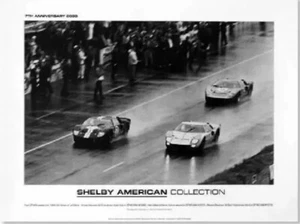 Ford GT40(Ken Miles)1966-24Hrs Le Mans 427, Ford GT40 Sweep (2) Car Poster Set! - Picture 1 of 2